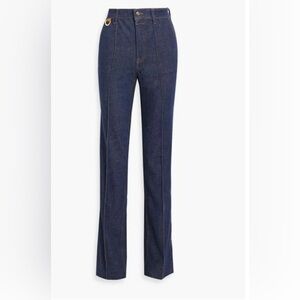 Women's Blue Embroidered Jeans